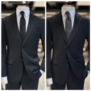 [레노마] S S 봄여름 블랙 다크네이비 슬림핏 울스판정장 2종택1 RSAISJ4142A