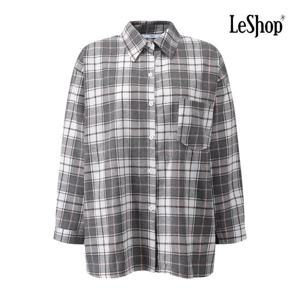 [르샵]원 포켓 체크 루즈핏 셔츠 BQ1BL012A