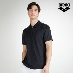 아레나스포츠 남성 카라 변형 티셔츠 S3MM1RP02BLK