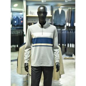 오스틴리드 세이브존03 가을 면블럭 반집업 긴팔 티셔츠 ATL31524