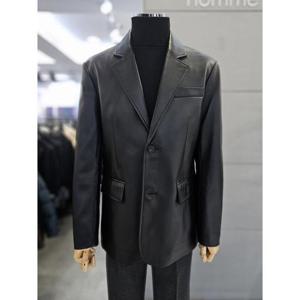 바쏘옴므 세이브존03 바쏘옴므 남자 블랙 천연 양 가죽 자켓 WSAFZ3UB05A