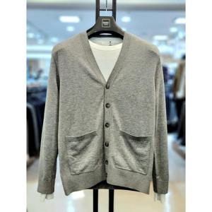 바쏘옴므 세이브존03 바쏘옴므 24FW 가을겨울 솔리드 V넥 가디건 WSAGY3GW31AA