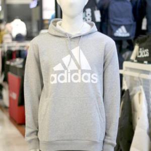 아디다스 세이브존03 [아디다스] 남성 에센셜 플리스 빅 로고 기모 후드 티셔츠 AJ8910A