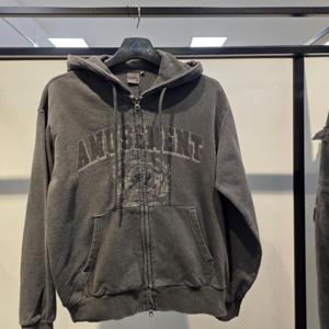 엠할리데이 HC21 레터링 후드 집업 MQ1TU058