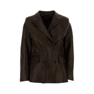 살바토레 산토로 가죽 자켓 49010D GLOVTMORO Brown