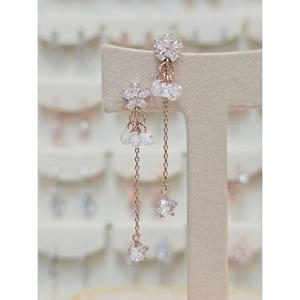 볼라레 세이브존03 볼라레 플뢰르 체인 드롭 귀걸이 2color AQSSS1893A