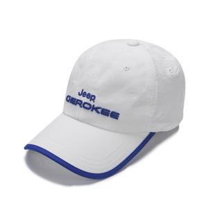 지프 체로키 배색 라인 포인트 볼캡 JP2GCU324WH