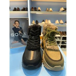 [소다]여성 캐주얼 퍼 부츠 4cm FLB5040_DG