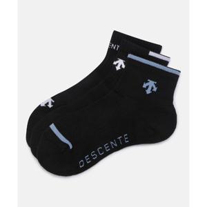 데상트 앵클 양말 3ea B1 SR123USO18 BLK0 WHT0