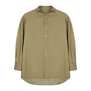 다크파크 테크 새틴 루슈 칼라 셔츠 WSH20 FAC740061