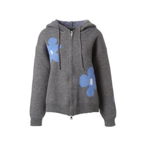 [엠씨]플라워 포인트 후드 집업 가디건 M54K098A