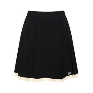 [JJ JIGOTT][JJ지고트]배색 턱 플레어 니트 스커트 GNCP1SK511_D