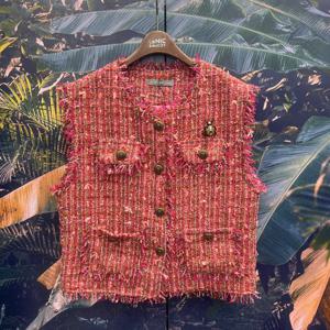 [르니앤맥코이]핑크아웃포켓트위드베스트MN03VT001_IC