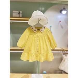 압소바HM (아기원피스26년봄신상)마농원피스모자세트(색상1선택) (Q5A1125107)