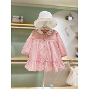 압소바HM (아기원피스26년봄신상)마농원피스모자세트(색상1선택) (Q8A1125107)