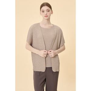 [요이츠] 오픈 반팔 변형 보리 가디건_YH07WQPCD01