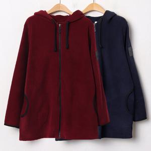 나야홍 / 위쉬몰 MN 워밍후리스롱후드집업(B736H601) 빅사이즈