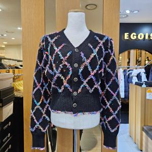 [에고이스트]패턴배색V넥가디건/ES1JK103_BP