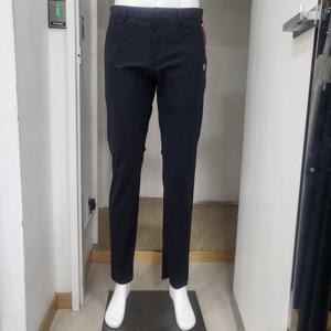 [루이까스텔]남성  뒷지퍼 배색 트리코트 바지 7MOPT432B