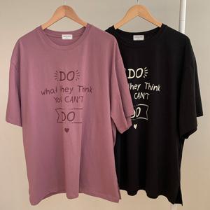 나야홍 / 빅사이즈블라우스 V749L601 유캔트트임반팔티셔츠 MO