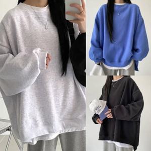 나야홍 / 위쉬몰 SE 양기모언발박시맨투맨(X064H601) 빅사이즈