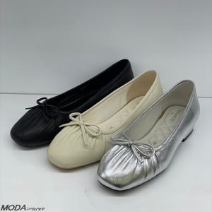 [엘칸토]경량 쿠션 리본 플랫 여성 펌프스 LCWD73U613_GN