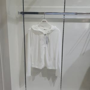 [소이]시스루 슬림 후드점퍼 26M0151_KG