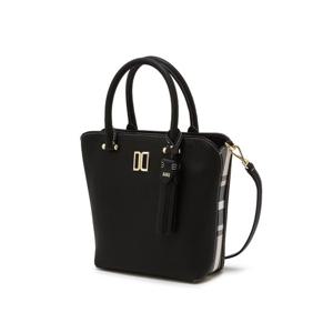 [닥스ACC][TARTAN COMBI]블랙 DD로고 소가죽 토트백 DCBA6E752