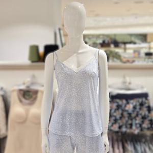 [바바라] 여성 소프트 폴리 캐미솔 나시 런닝 스트랩 ACS4620S SBL