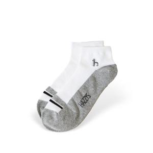 [헤지스] 남성 로고자수 면혼방 단목양말 HZSS6E305WT