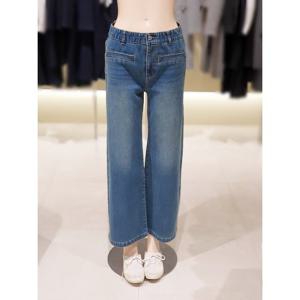 [숲]인밴딩 본딩기모 와이드청바지 SBBDP38AA