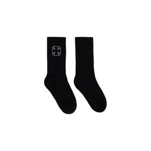 26 SS 베트멍 남성 블랙 바이커 크로스 양말 261669M220002