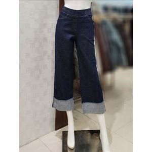 [벨라디터치]MARIOV1E1SL24 롤업 밴딩 봄 청바지