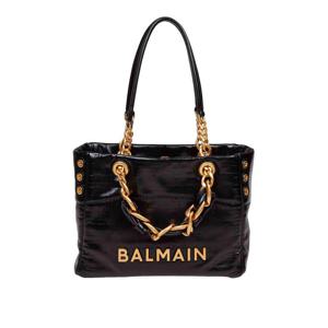 [BALMAIN] 라프리마 여성 토트 백 1945 소프트 카바스 스몰 GN1FD871LETF0PA 블랙 /8