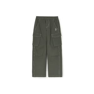 M MLB키즈바지 NQK 7AWPB0751-43KAD 아웃도어 카고 스티치 스트레이트 우븐 팬츠 보스턴 레드삭스