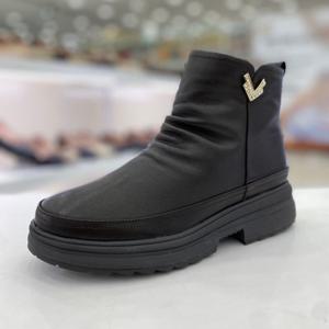 [에스콰이아]여성 주름 통굽 앵글부츠 PFEWSB878BR HSPH3A GN