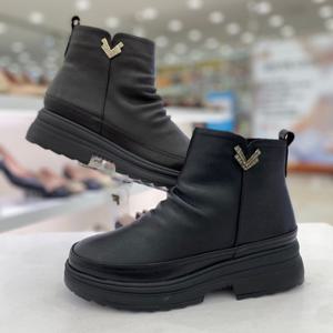 [에스콰이아]여성 앵클 방한부츠 PFEWSB8778BKBR HSPH3A GN