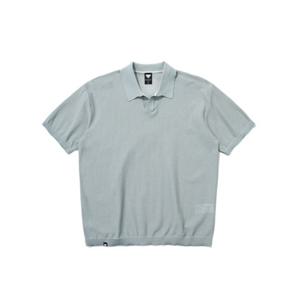 [다이나핏] YMM23214G3 남성 통기성 우수한 시스루 SWEAT(스웨트) 세미오버핏 반팔 카라티 HJDMLT