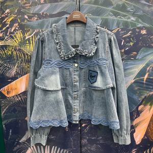 [르니앤맥코이]프릴카라레이스A라인청셔츠MN04BL601_IC