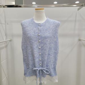 [밸리걸]레이스리본라운드니트베스트617510