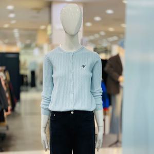 [클리지]라운드 자수 포인트 꽈배기 가디건 CQ2WKC08