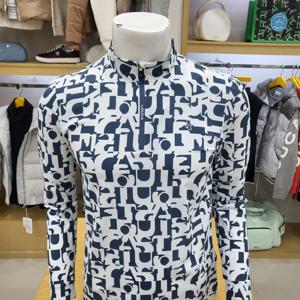 [루이까스텔]남성 루카로고 반집업 티셔츠 7MOTS305X