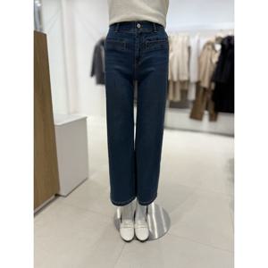 [숲]인밴딩  앞페이크포켓 와이드데님팬츠  SBBDP385