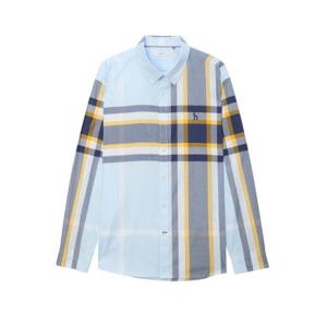 헤지스긴팔티 VQA HZSH4D952B2 블루 버튼다운 면 긴팔캐주얼셔츠