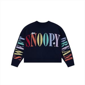 [클라이드]클라이드 여성 스누피 래터링 스웨터 니트 FPDSW971F