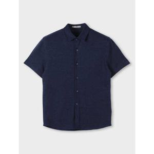 [빠니깔레][본사직영] 리넨 블렌드 셔츠 티 D-HTEE34