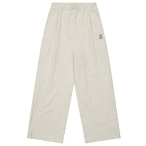 [소이]25S0754 주니어 봄 가을 오트밀 원턱 와이드 셋업바지_US