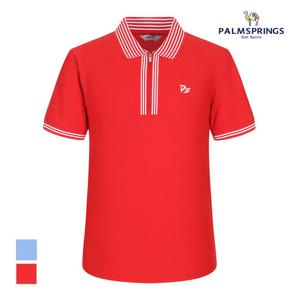 [팜스프링스](팜스프링스) 남성 집업 카라반팔티셔츠_STSM232154