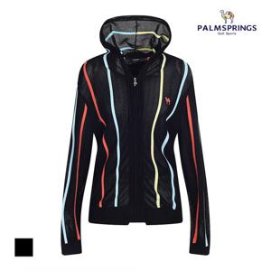 [팜스프링스](팜스프링스) 여성 라인배색 니트점퍼_SKZL231402