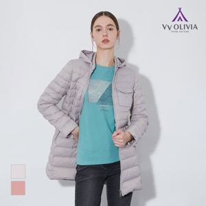 [올리비아로렌]탈부착 후드 초경량다운_VVBKD4S1171